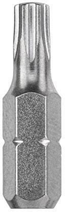 kwb 3 x Bits 25 mm TORX 6 Industrial Steel (TQ 60 Stahl, ISO 1173, Antrieb C 6.3)