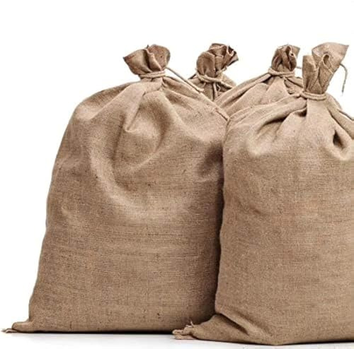 Sandbaggy Lot de 10 sacs en toile de jute 55,9 x 91,4 cm