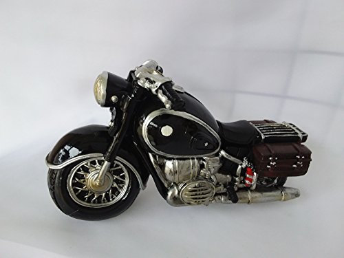 Wurm Spardose Motorrad weiß oder schwarz