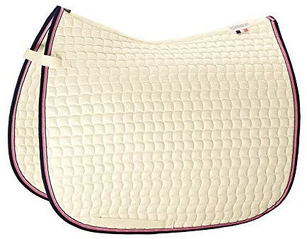Eskadron Cotton Schabracke in Navy, Blanc, Fusion Coral oder seapine Green, Größe:Springen (SR), Farbe :Blanc