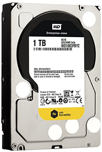 Western Digital WD1003FBYZ - Disco Duro Interno HDD de 1 TB, Interface SATA3 (6 GB/s), Color Dorado (Reacondicionado)