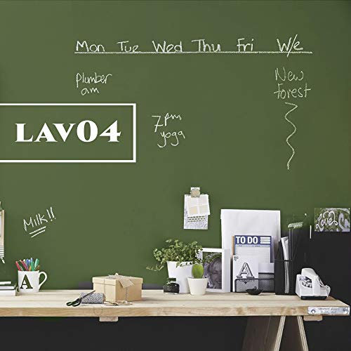 Pittura lavagna magnetica litri 2,5 nero lvm01,viola lvm02,grigio lvm03,verde lvm 04,arancione lvm05, turchese lvm06 chalkboard paint (Verde Lvm04)