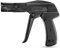 RVR Zip Tie Install Tool - Powerful Tension with Built-in Flush Cutter, All Metal, Adjustable, Comfort Grip, Spring Loaded Lightweight Cable Tie Gun, 6 for Nylon Ties up to 1/4”- Black
