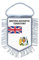 Akachafactory Wimpel Mini Flagge Fahne flaggen miniflagge Britisches Antarktis-Territorium