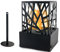 Activa Luxury Garden Calida Cheminée de table au bioéthanol Feu de table éthanol pour intérieur et extérieur Cheminée de table pour salon balcon terrasse avec extincteur de flamme inclus