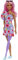 Barbie Fashionista Vestido Floral un Hombro con Pierna protésica Muñeca con Pelo Rosa y Gafas, Juguete a la Moda +3 años (Mattel HBV21)