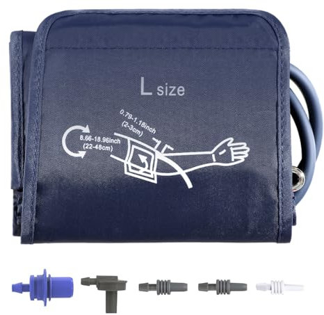 LUKELI Arm Circumference Cuff Large Cuff for Blood Pressure Monitor for Automatic Blood Pressure Monitor and Digital Machine for Adults Seniors Elderly (22-48cm)