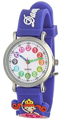 CHAOTECHY Kinder Armbanduhr für Mädchen und Jungen,gut lesbar, um ganz leicht zu Lernen, die Uhr zu lesen (Musiker)