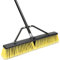 24 inches Push Broom Outdoor- Heavy Duty Broom with 63 Long Handle