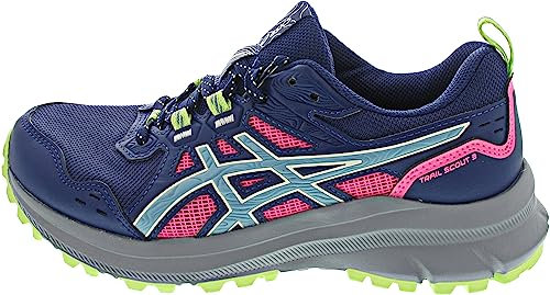 ASICS Femme Trail Scout 3 Sneaker, Deep Ocean/Gris Blue, 37.5 EU