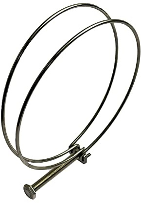 Boltza 77-85mm Double Wire Screw Hose Clamp Stainless Steel for Ducting & Heating & Ventilation x1