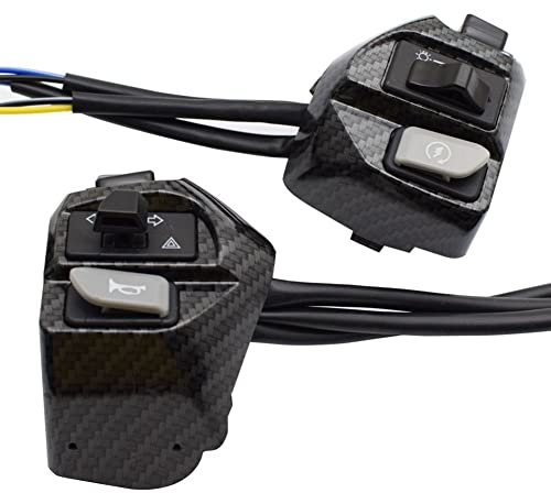 CHUYUE Motorrad Lenkerschalter Für AEROX-155 Motorrad Schalter Motorrad Hupenknopf Blinker Elektrische Nebelscheinwerfer Licht Start Lenker Controller Schalter