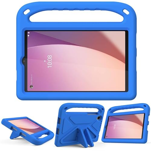 Funda infantil para Lenovo Tab M8 de 8 pulgadas, 4ª y 3ª generación (TB300FU TB-8506F TB-8505F/X TB-8705F/N), espuma EVA, ligera, a prueba de golpes, duradera, funda para tablet con asa y soporte para