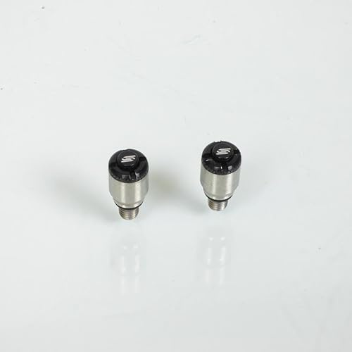 Paire de purgeur de Fourche Noir Scar M5x0.8 Compatible avec Fourche Moto Showa et Kayaba