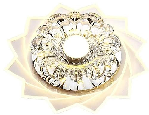 Foco de cristal LED superbrillante, antideslumbrante, lámpara de techo empotrable comercial integrada, Downlight, ahorro de energía, accesorio de iluminación incorporado para el hogar, decoración, s