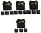 ibasenice 4sets Graduation Dress Bottle Cover Funny Wine Cover for Diy Crafts Mini Wine Bottle Gown 4pcs*4