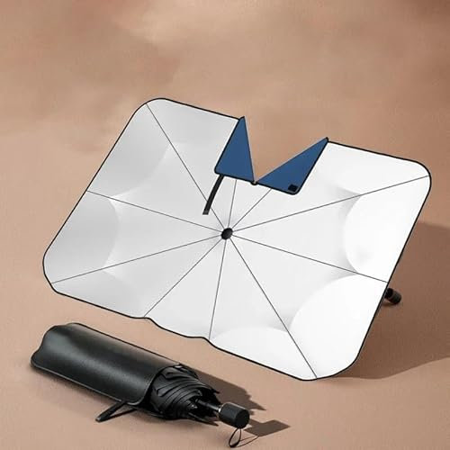 AILING Auto Windschutzscheibe Sonnenschirm,Faltbarer Auto Sonnenschutz mit UV-Schutz Sonnenschutz,Für Toy-OTA Wildlander Yaris Rush Voltz Wigo Prius Venza Vios RAV4,Small