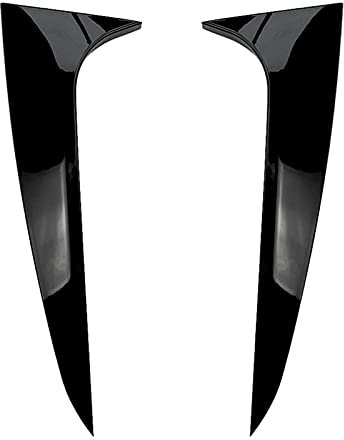 SZDGJ Auto-Außenteile Vertikale Spoilera Heckscheibe Seitenspoiler Canard Splitter Trim Cover Aufkleber, for BMW, for X4 G02 2019 2020 Heckscheibenspoiler