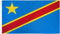 *** Große kongolesische Flagge 90x150 cm - Flag -Kongo DRC - Van Heble® ***