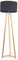 ValueLights | Natural Wood Tripod Floor Lamp with Charcoal Grey Fabric Drum Lampshade Living Room Light | Floor Lamps, Home Décor & Improvement Essential | Included LED Bulb