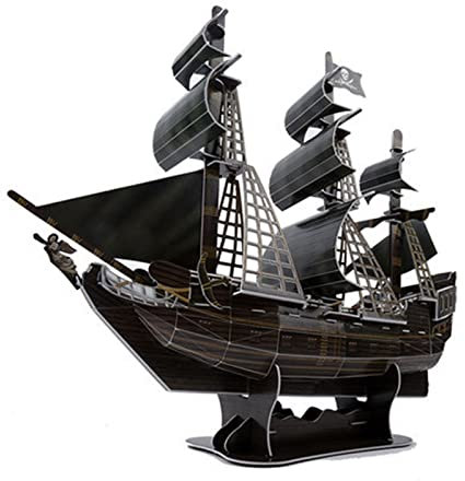 3D-Puzzle Fluch Der Karibik Schiff Black Pearl Montage DIY-Sammlung