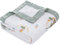 Musselin Babydecke für Babys 6-Lagig Kinder Baumwolle Decke Weich Atmungsaktiv Wickeldecke Einschlagdecke Mädchen Junge 110x110cm (Grau Kaninchen)