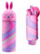 EEPLUYTY Kawaii Federmäppchen, 2-In-1 Weiche Silikontasche - Kawaii, Silikon, Stile (Rosa)