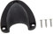 Yardwe 5 Sätze Entlüftungsabdeckung für Boote länglich Knöpfe Griffe Maschine Planke Boot Kabeldurchführung Boot Kabeldurchlass Marine-Drahtabdeckung Luftentlüftungsabdeckung Nylon Black