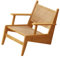 Rattan-Akzentstuhl, Lounge-Relaxsessel, moderner Bambus Stuhl, Stuhl mit Nanzhu-Rahmen, für Wohnzimmer, Schlafzimmer, Arbeitszimmer