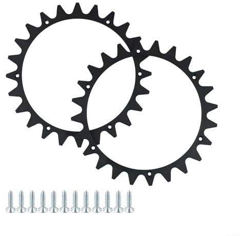 Homeponnew Anti-Rutsch-Spikes für Worx für Landroid Mähroboter WR153E WR155E WR147E.1 WR148E Rasenmäher mit Befestigungsnägeln 225 mm schwarz Kunststoff Traktion Unterstützung für nasse schräge