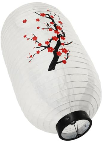 DECOMELODY Japanische Pflaumenlaterne Für Neujahrsdekorationen Und Partygeschenke Traditionelle Laternendekoration Mit Sushi-dekor Für Innen Und Außenbereich