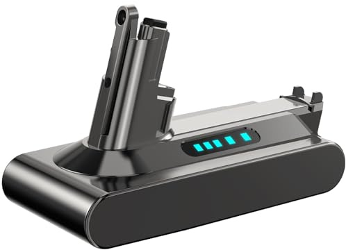 NexEnercell V10 Akku für Dyson V10, Akku Kompatibel mit V10Animal Absolute Fluffy Motorhead Staubsauger (Nicht für SV10)