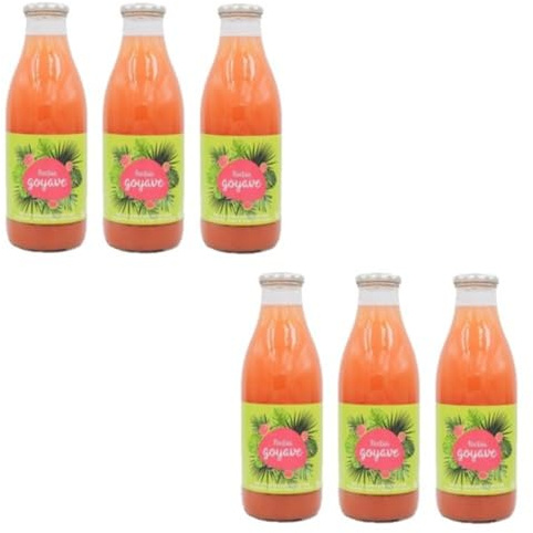 Lot 6x Nectar de goyave - Bouteille 1L