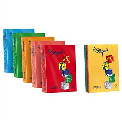 Favini a747304 der Zirkus Karte von Farbe