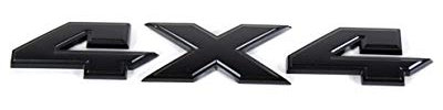 Dodge Ram 1500 Flach Schwarz 4 X 4 Emblem Schriftzug Badge Logo NEU OEM Mopar