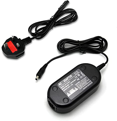 Glorich AA-E6A AA-E8 replacement AC Power Adapter/Charger for Samsung Camcorders SMX-F34BN, HMX -H100N/XAA SC-D180 SC-D24 D27 SC-D29 SC-D33 D34 SC-D39 SC-D5000 SC-D86 D87 and more