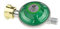 Cavagna Gas-Druckminderer 50 mbar, 1/4 Zoll Standard, für Butan- oder Propanflaschen, Messing, NUTS, Klasse 2B