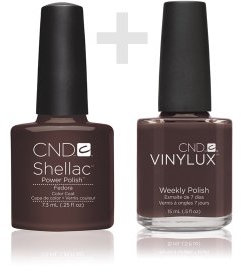 CND Duo Kit Shellac Fedora with Vinylux Fedora, 22.3 ml
