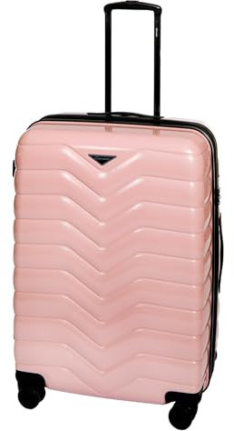 Bowatex Große Hartschalenkoffer Trolley V Pastel Pink Rollenkoffer 75cm Cavalet