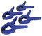 Faithfull FAISPCL2 Spring Clamp Set of 4 50mm (2in) Capacity 12Kg Clamping Force