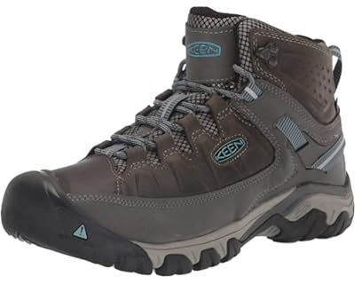 KEEN Damen Targhee 3 Mid Waterproof Wanderstiefel, Magnet/Atlantic Blue, 40 EU
