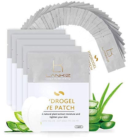 LANKIZ 60 Paare Augenpads für Wimpernverlängerung Augenpads Wimpernverlängerung Pads Eyelash Pad Wimpern Pads Lint Free Under Eye Pads for Eyelash Extensions