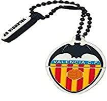 Valencia Club de Fútbol - Pendrive de 16 GB - Forma y Colores del Escudo del Club - Incluye Pequeño Colgante - Acabado Engomado y de Ligero Peso - Producto Oficial del Equipo