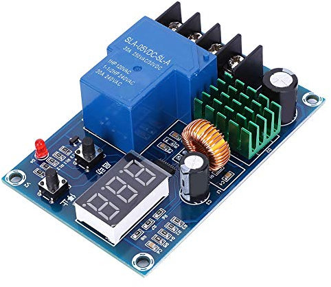 Módulo de Control de Carga de batería XH-M604 Placa de protección del Cargador con Pantalla Digital para Cargador doméstico Energía Solar, CC 6-60 V