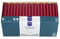 METRO Professional Tafelkerzen, 144 Stück, bordeaux, Ø 21.5 mm (180 mm lang), 6h Brenndauer, Gastronomiebedarf, Gastronomiekerzen, Gerade Kerzen, Household Candles, Made in Europe