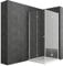 Durovin Bathrooms L Shape Square Frameless Shower Cubicle, Double Bifold Shower Doors - 6mm Safety Glass - 700 x 700mm (WXD)