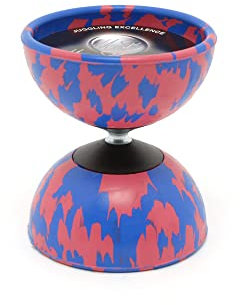 Mister Babache 3380 Diabolo Harlekin, mittelgroß, Blau/Rosa, No Size