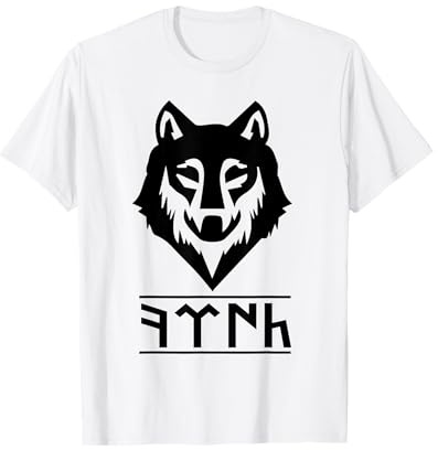 Göktürk T-shirt avec drapeau turc avec loup gris T-Shirt