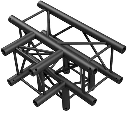 Milos Pro-30 Square F Truss - T-Cross + Down 4-way QLF40-90° corner - black