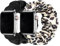 Meideli Lot de 2 bracelets chouchou en tissu imprimé compatibles avec Apple Watch Sery 10 9 8 7 6 5 4 SE, 40/41/42mm size S